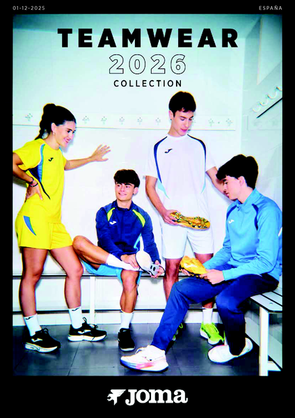 JOMA Distribuidores oficiales. Catalogo de Equipaciones Deportivas para Clubes en Madrid